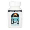 Вітамін B-6 100 мг - 100 таблеток - Source Naturals