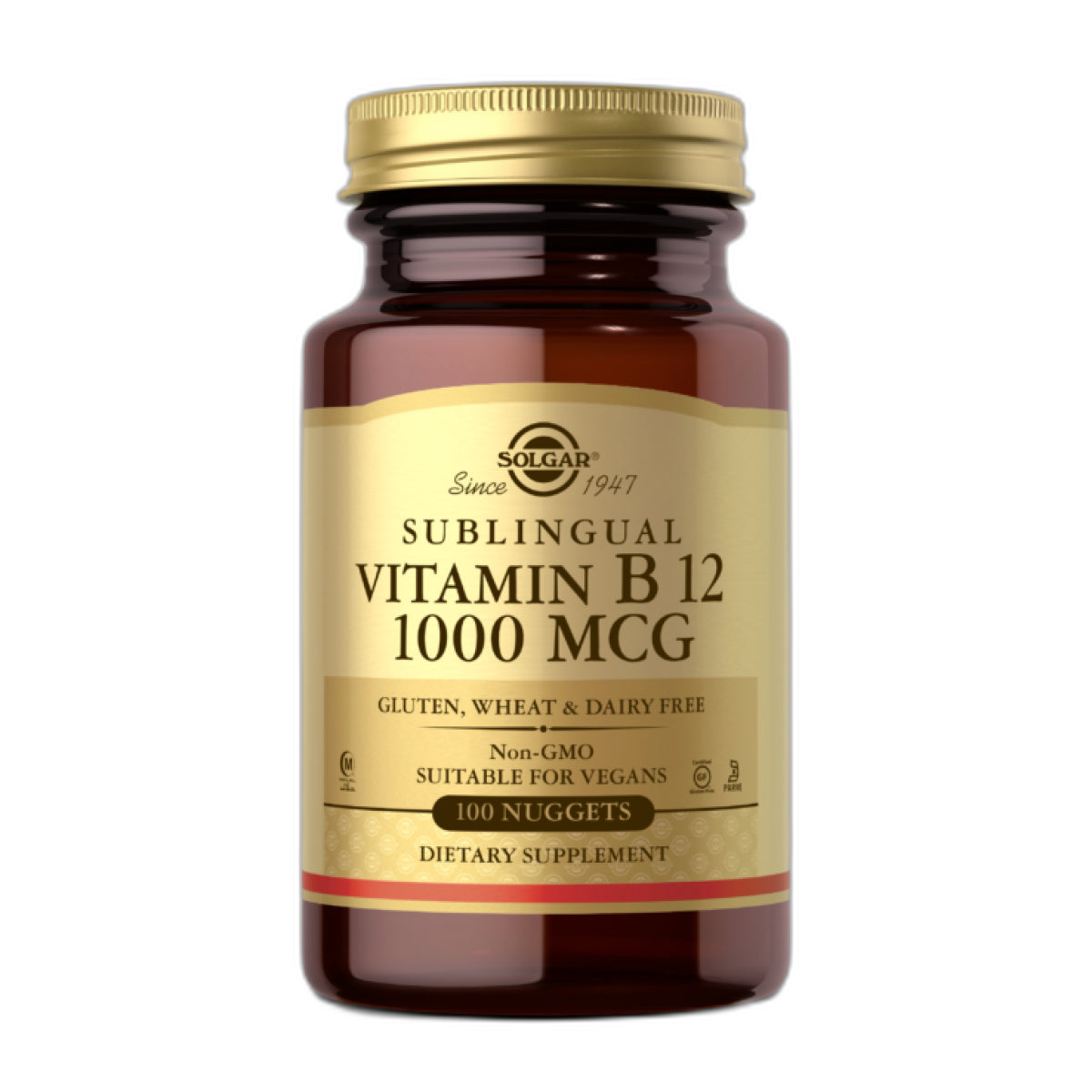 Вітамін B12 1000 мкг - 100 nuggets - Solgar