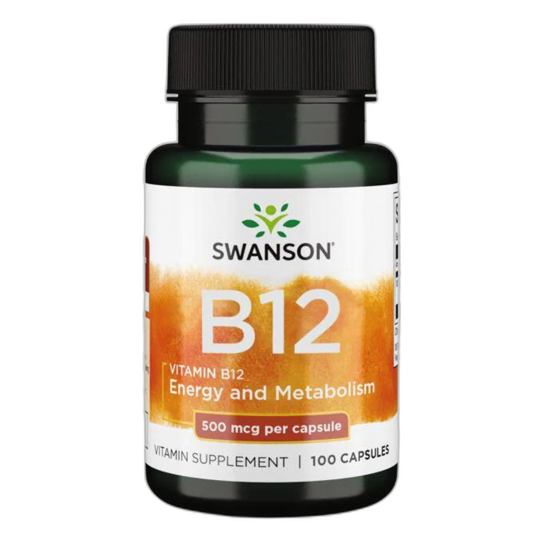 Вітамін B12 500 мкг - 100 капсул - Swanson
