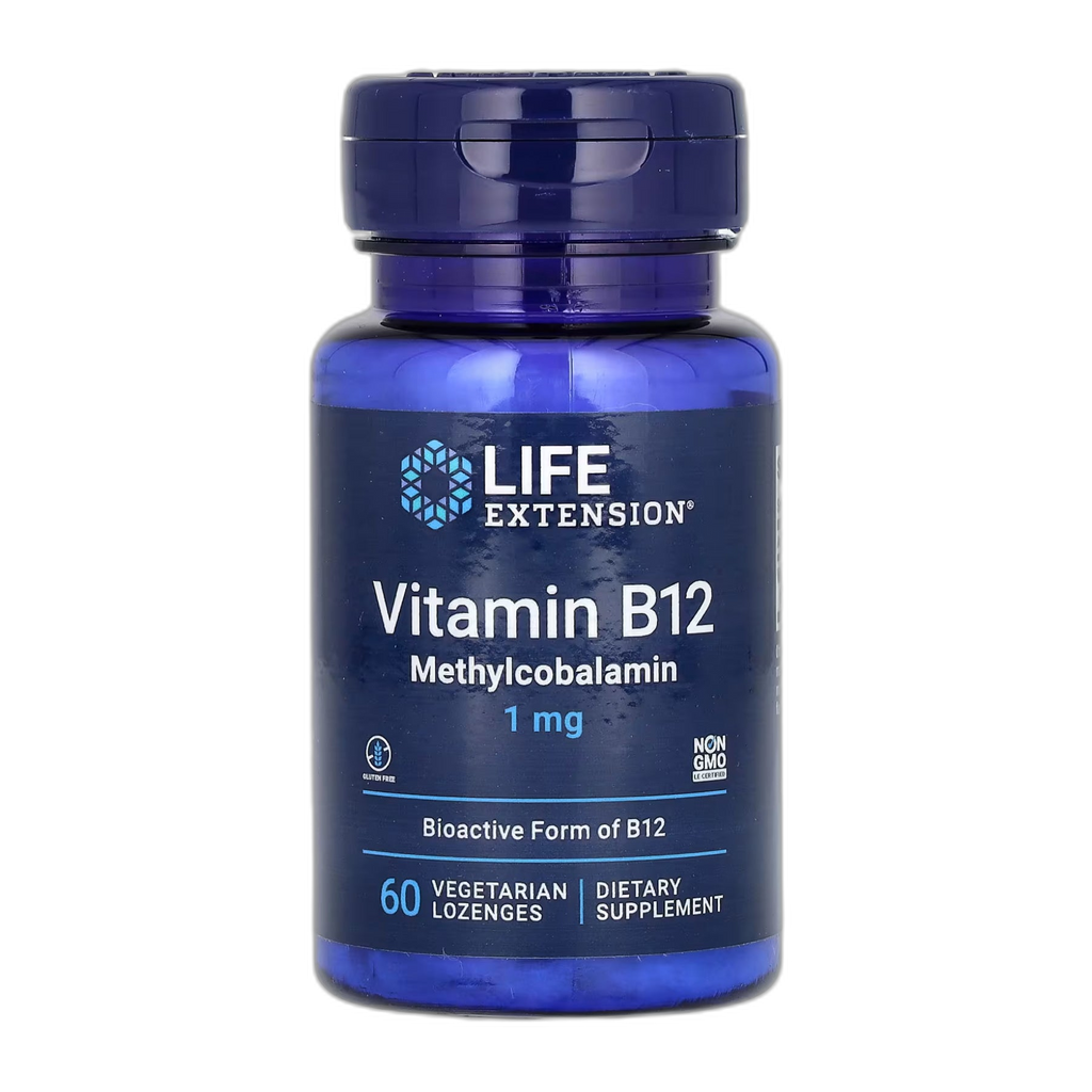 Вітамін B12 Метилкобаламін 1 мг - 60 капсул - Life Extension