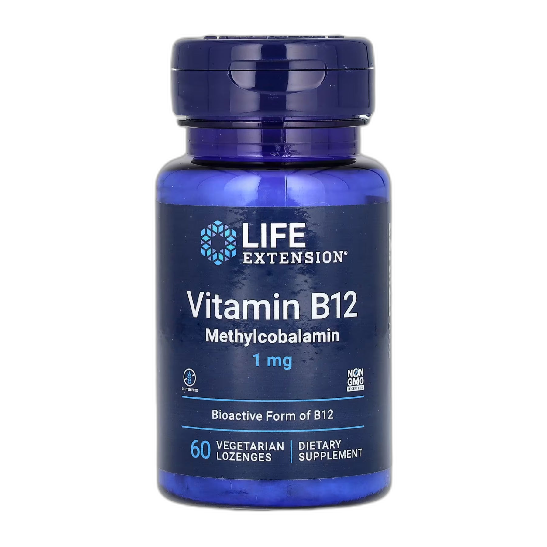 Вітамін B12 Метилкобаламін 1 мг - 60 капсул - Life Extension