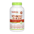 Вітамін C + D3 та Цинк - 250 капсул - Nutribiotic