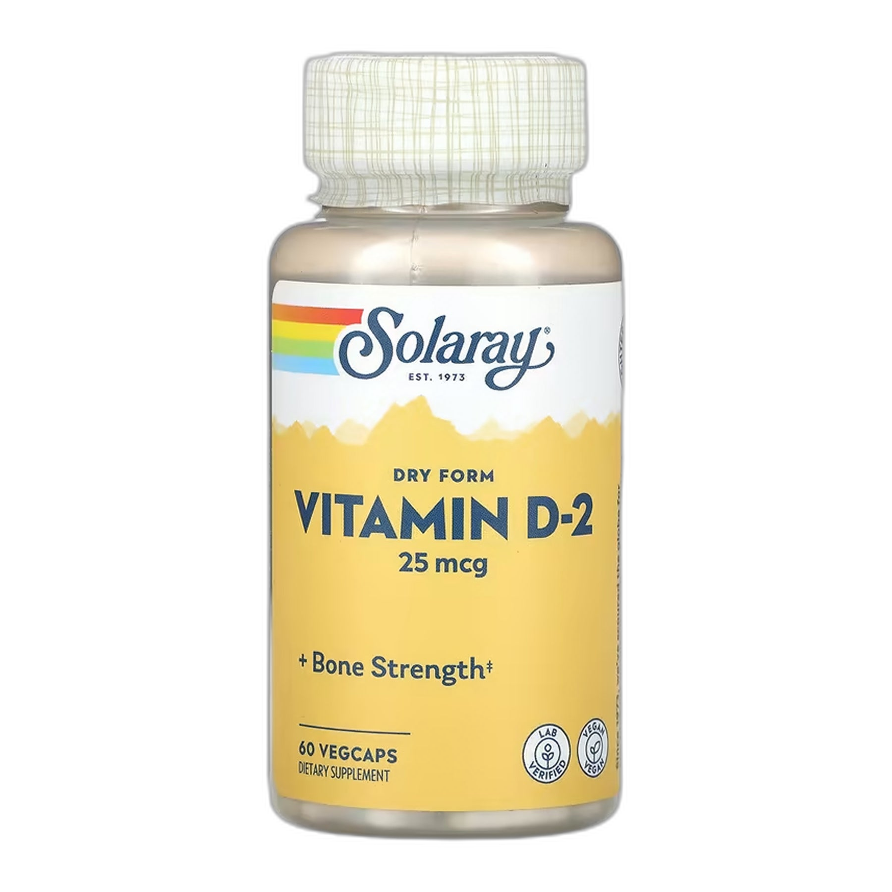 Вітамін D-2 25 мкг - 60 капсул - Solaray