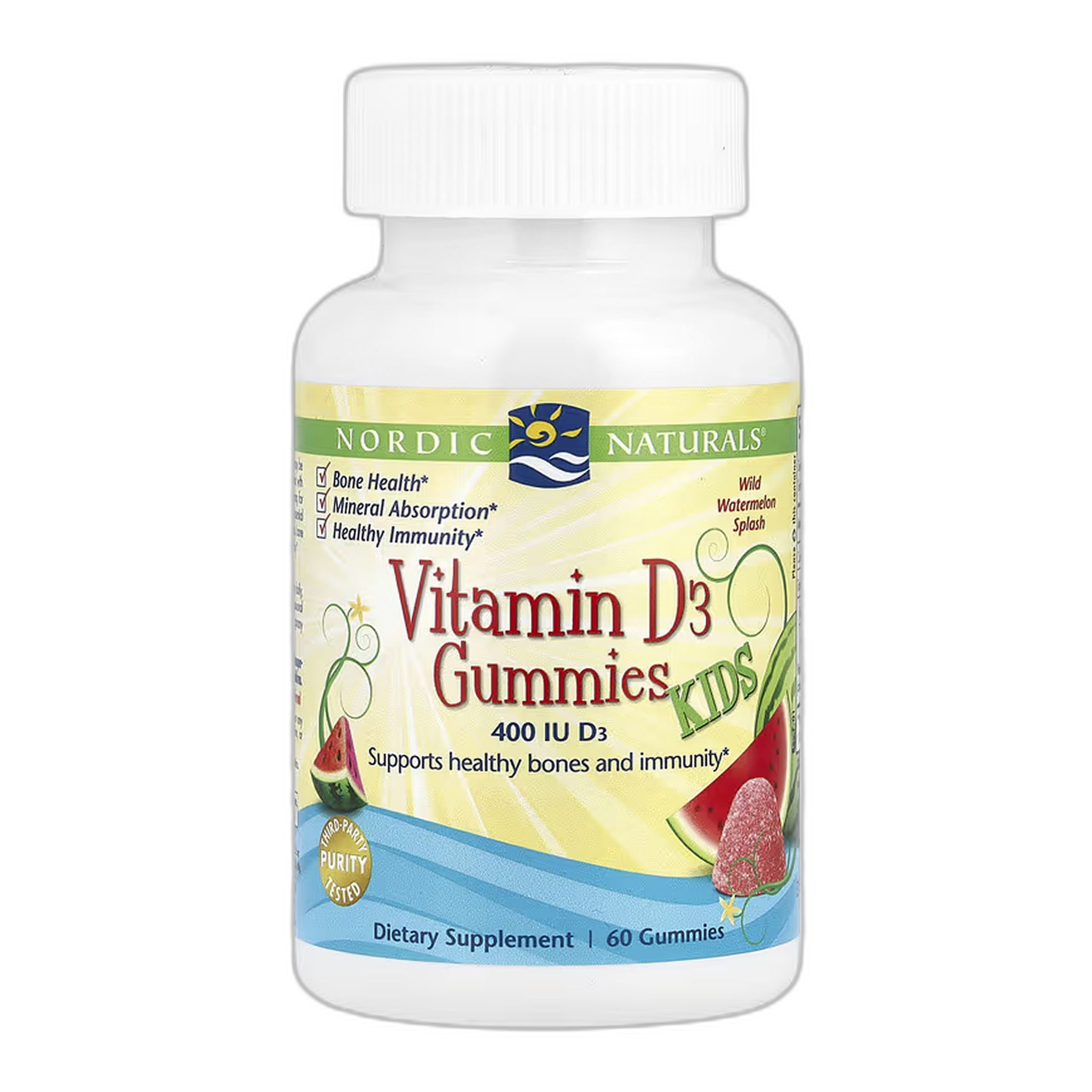 Вітамін D3 Gummies Kids - 60 цукерок - Nordic Naturals