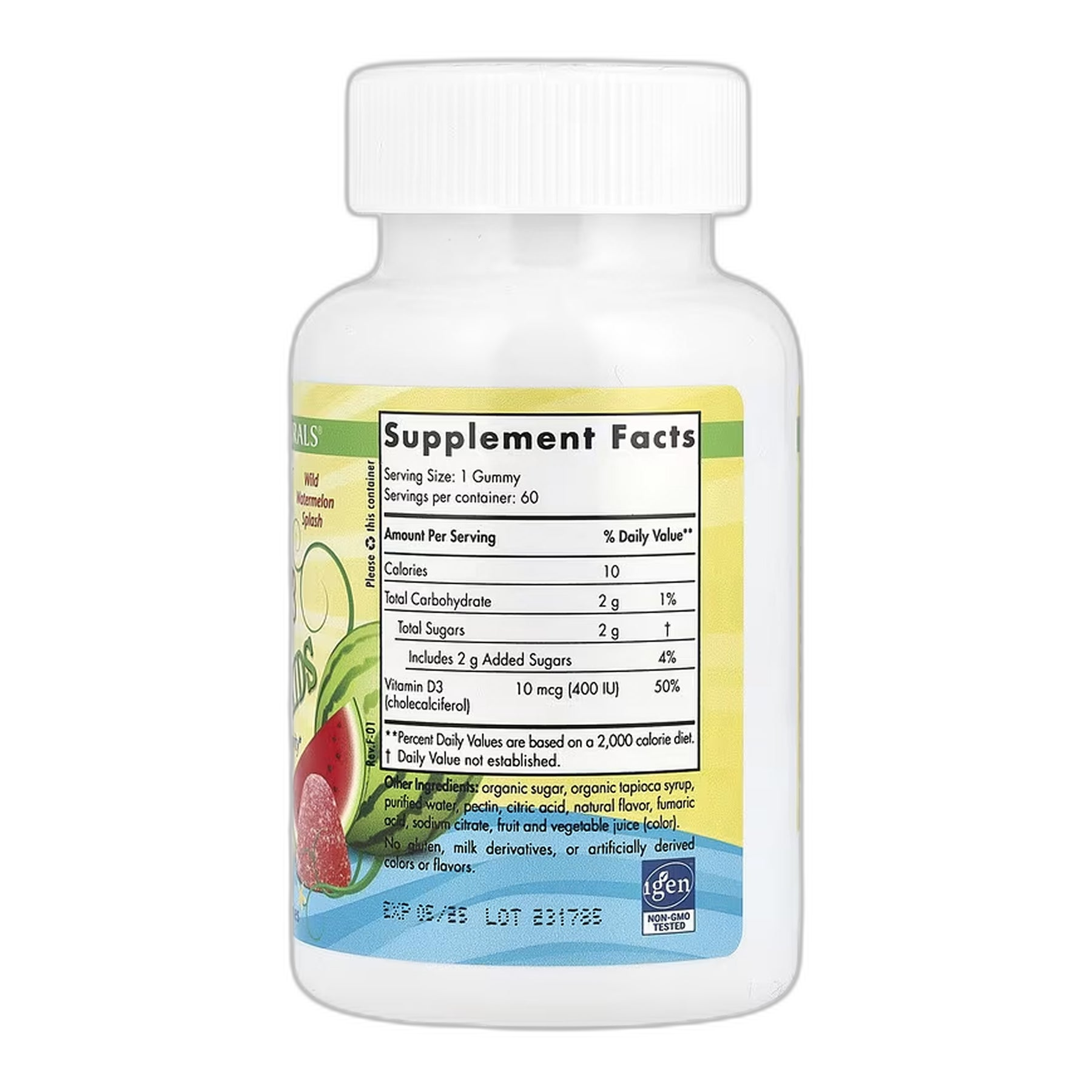 Вітамін D3 Gummies Kids - 60 цукерок - Nordic Naturals