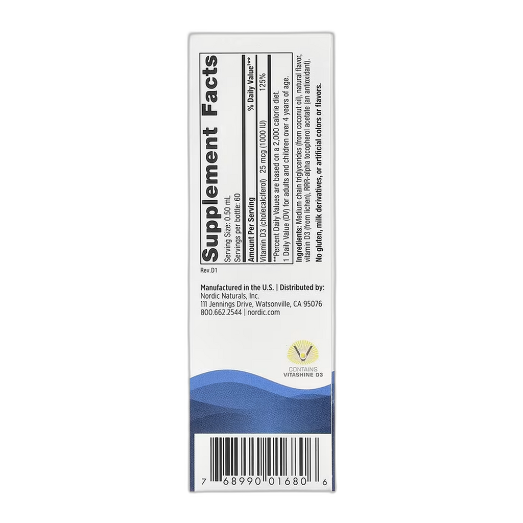 Вітамін D3 Веганський - 30 мл - Nordic Naturals — фото 4