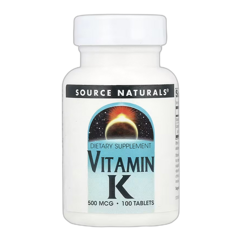 Вітамін K 500 мкг - 100 таблеток - Source Naturals
