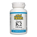 Вітамін K2 100 мкг - 60 капсул - Natural Factors