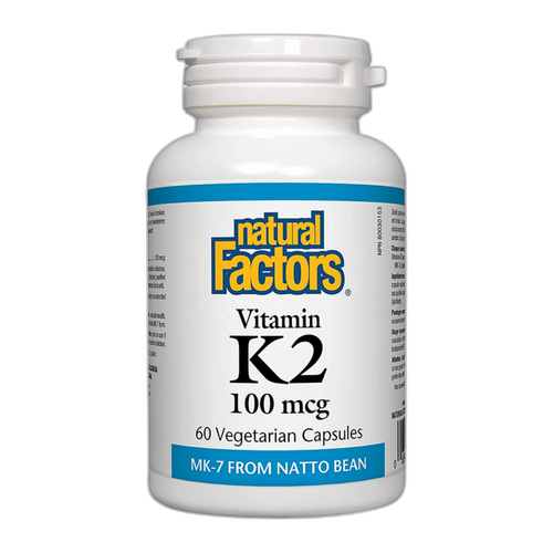 Вітамін K2 100 мкг - 60 капсул - Natural Factors
