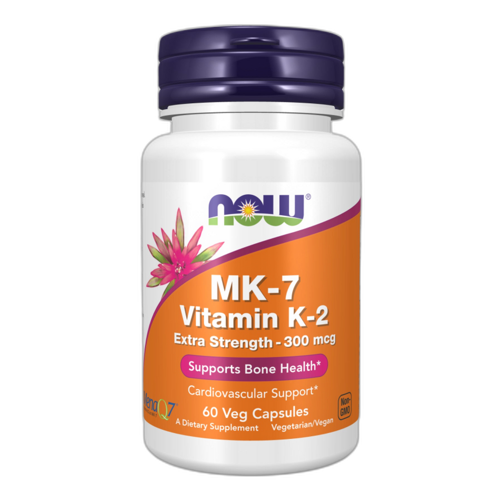 Вітамін K2 (MK-7) 300 мкг - 60 капсул - Now Foods