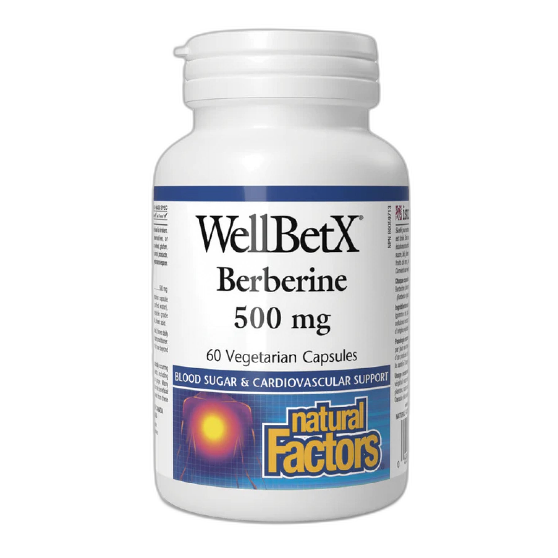 WellBetX Берберин 500 мг - 60 капсул - Natural Factors
