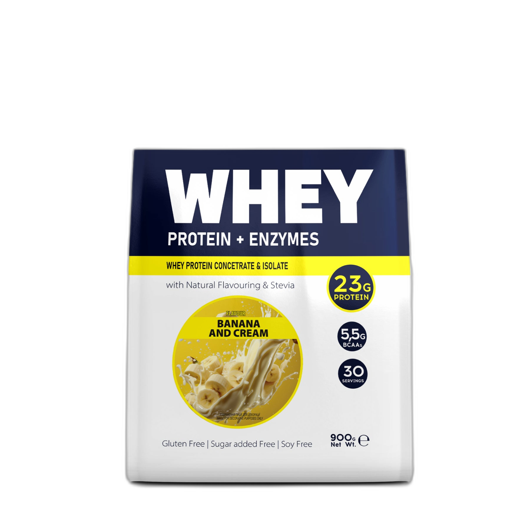 Whey - 900g Banana and Cream - FitWin