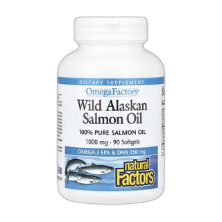 Wild Alaskan Salmon Oil 1000 мг - Natural Factors