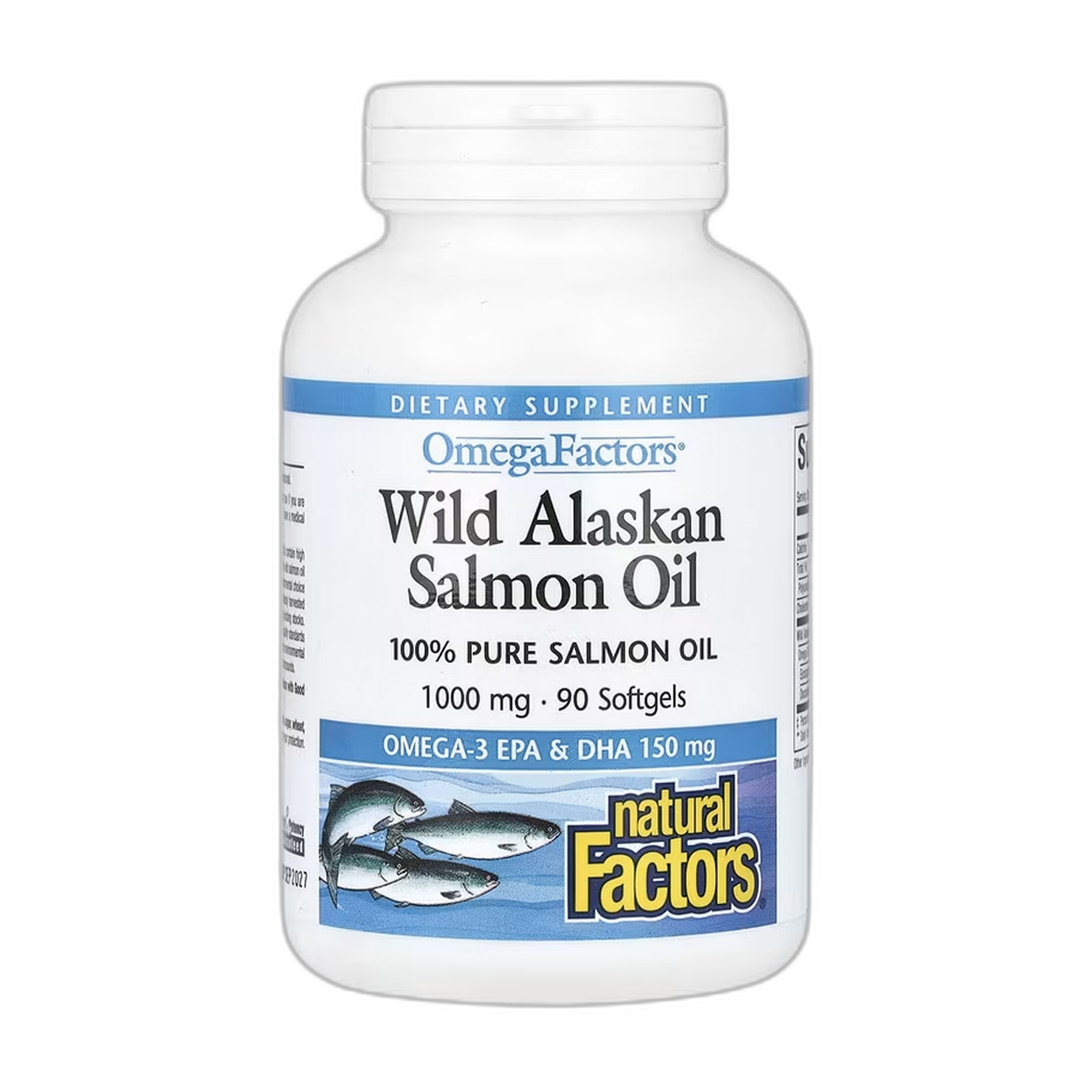 Wild Alaskan Salmon Oil 1000 мг - 90 капсул - Natural Factors