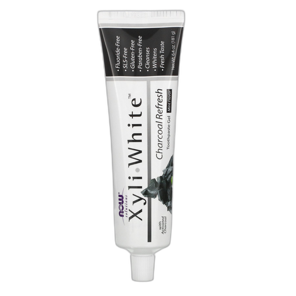 Xyliwhite Charcoal Refresh Toothpaste - 6.4 oz - Now Foods