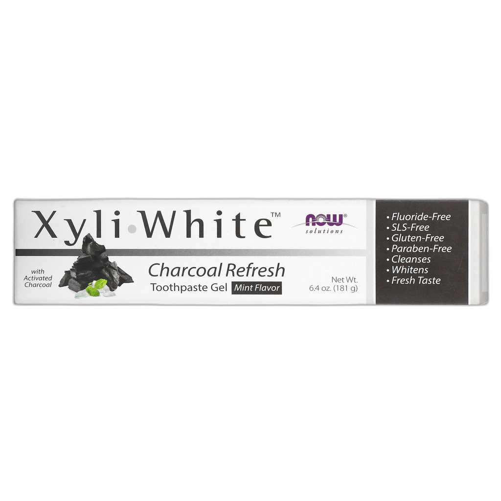 Xyliwhite Charcoal Refresh Toothpaste - 6.4 oz - Now Foods