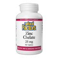 Цинк Chelate 25 мг - 90 таблеток - Natural Factors