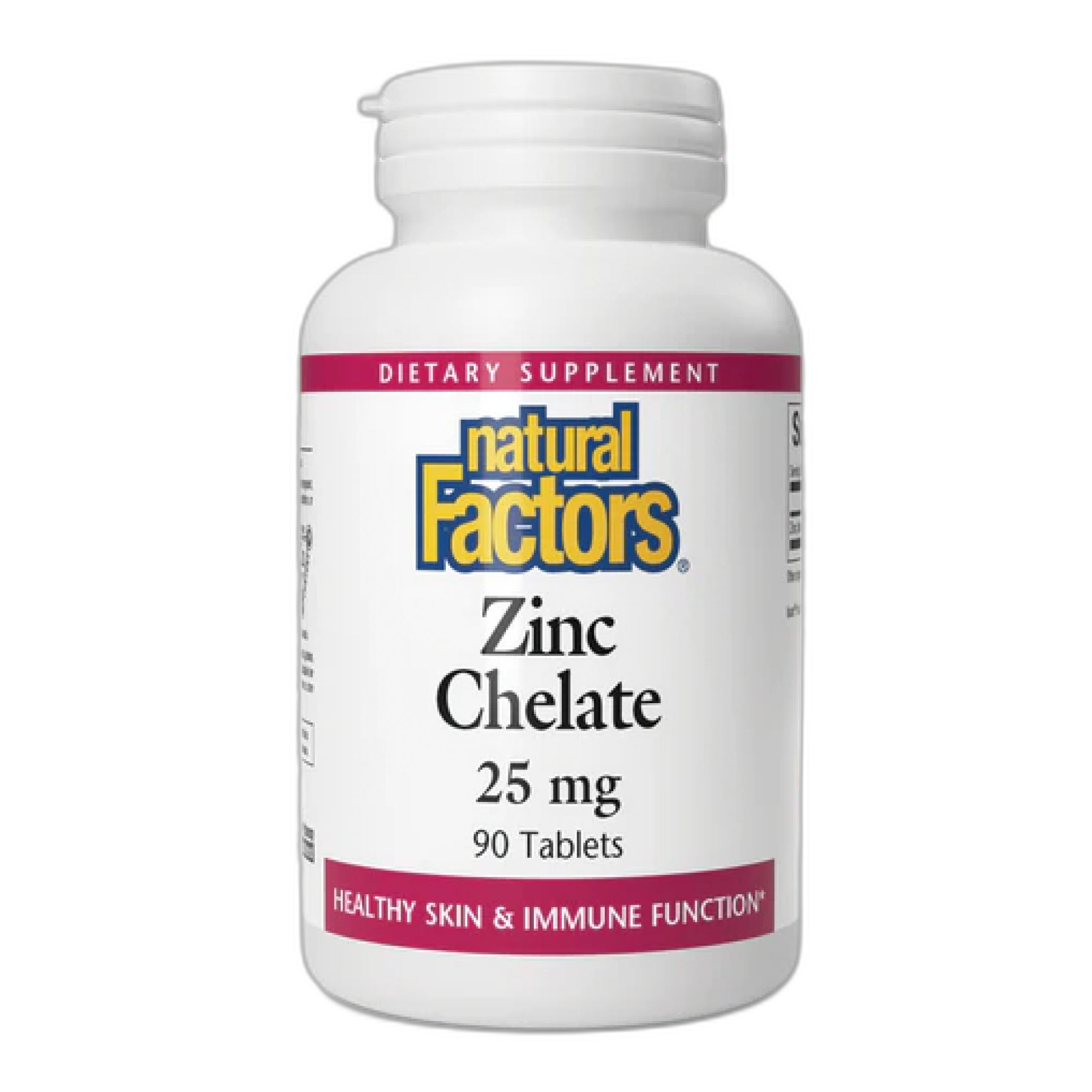 Цинк Chelate 25 мг - 90 таблеток - Natural Factors