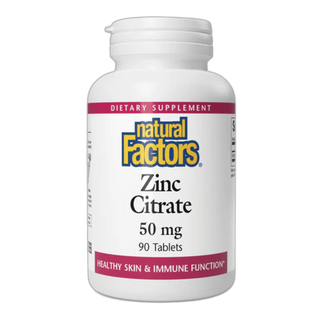 Natural Factors Цинк цитрат 50 мг 90 таблеток